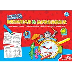 Brincar & aprender 6-8 : Livro de adesivos, do autor Yoyo Books
