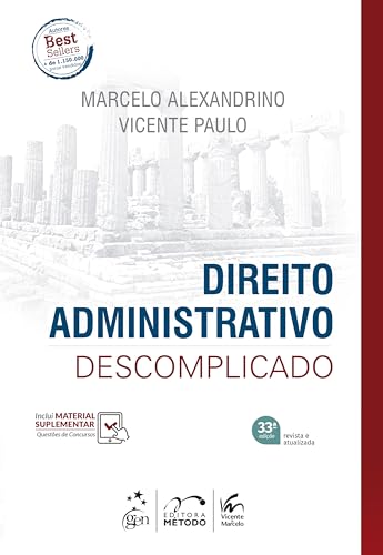 Ler Direito Administrativo Descomplicado, do autor Marcelo Alexandrino; Paulo Vicente