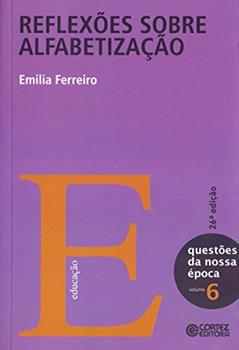 Reflexões sobre alfabetização, do autor Emilia Ferreiro