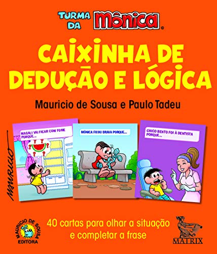 Ler Caixinha de dedução e lógica: 40 cartas para olhar a situação e completar a frase, do autor Maurício de Sousa; Paulo Tadeu Ler Caixinha de dedução e lógica: 40 cartas para olhar a situação e completar a frase, do autor Maurício de Sousa; Paulo Tadeu