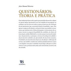 Questionários: Teoria e Prática, do autor João Manuel Moreira