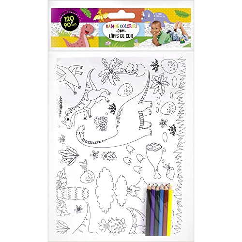 Ler Livro-pôster para Colorir: Dinossauro, do autor Brijbasi Art Press Ltd