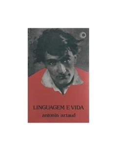 Linguagem e vida, do autor Antonin Artaud