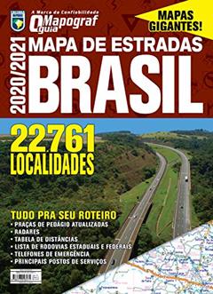 O Mapograf Guia - Mapa de estradas Brasil 2021, do autor On Line Editora