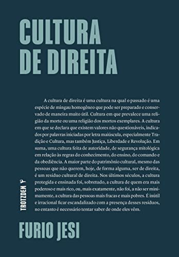 Ler Cultura de Direita, do autor Furio Jesi
