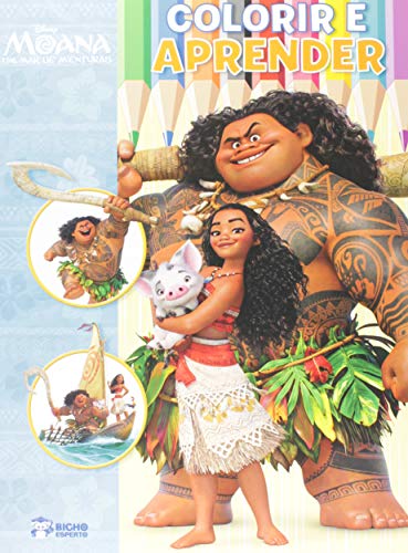 Colorir e Aprender Disney - Moana, do autor Bicho Esperto