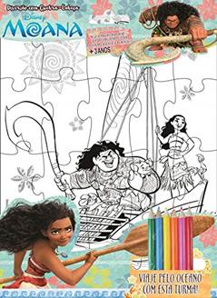 Disney - Diversão com quebra-cabeça -Moana, do autor On Line Editora
