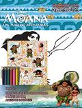 Ler Disney Colorindo Com Adesivos - Moana, do autor On Line Editora