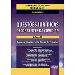 Questões Jurídicas Decorrentes do Covid-19 - Volume 02 - Processo, Direito Civil e Direito do Trabalho, do autor Organizadores: Adriana Pereira Campos e Rodrigo Mazzei