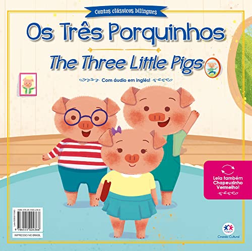 Ler Os três porquinhos e Chapeuzinho Vermelho, do autor Ciranda Cultural