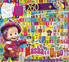 Masha E O Urso Colorindo Com Adesivos Extra, do autor On Line Editora
