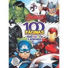 100 Páginas Para Colorir Marvel - Vingadores, do autor Jefferson Ferreira