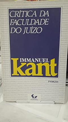 Crítica da Faculdade do Juízo, do autor Immanuel Kant