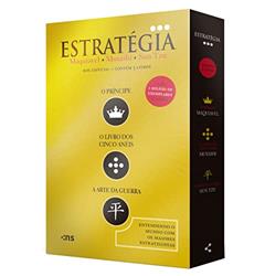 Box O Essencial da Estratégia - 3 Volumes, do autor Miyamoto Musashi; Sun Tzu; Nicolau Maquiave