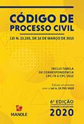 Ler Novo Código de Processo Civil: lei n. 13.105, de 16 de Março de 2015, do autor Editoria Jurídica da Editora Manole