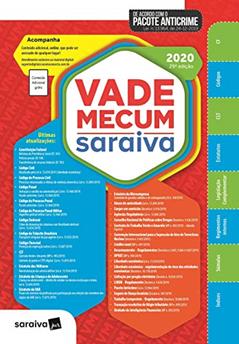 Vade Mecum Saraiva 2020 - Tradicional - 29ª Edição: Atualizado Com o Pacote Anticrime, do autor Editora Saraiva