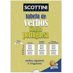 Scottini Tabela de verbos da Língua Portuguesa (Luva), do autor Alfredo Scottini