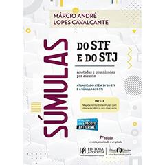 Súmulas do STF e do STJ, do autor Márcio André Lopes Cavalcante